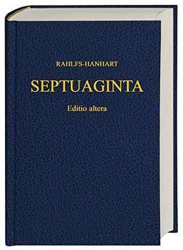 SEPTUAGINTA GRIEGO NUEVA EDICIÓN [BIBLIAS] | 9783438051196 | RAHLFS-HANHART | Galatea Llibres | Librería online de Reus, Tarragona | Comprar libros en catalán y castellano online