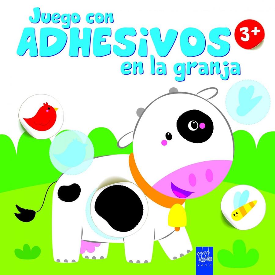 JUEGO CON ADHESIVOS EN LA GRANJA +3. VACA | 9788408148722 | Galatea Llibres | Librería online de Reus, Tarragona | Comprar libros en catalán y castellano online
