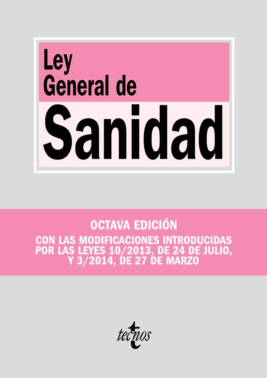 LEY GENERAL DE SANIDAD | 9788430962273 | Galatea Llibres | Llibreria online de Reus, Tarragona | Comprar llibres en català i castellà online