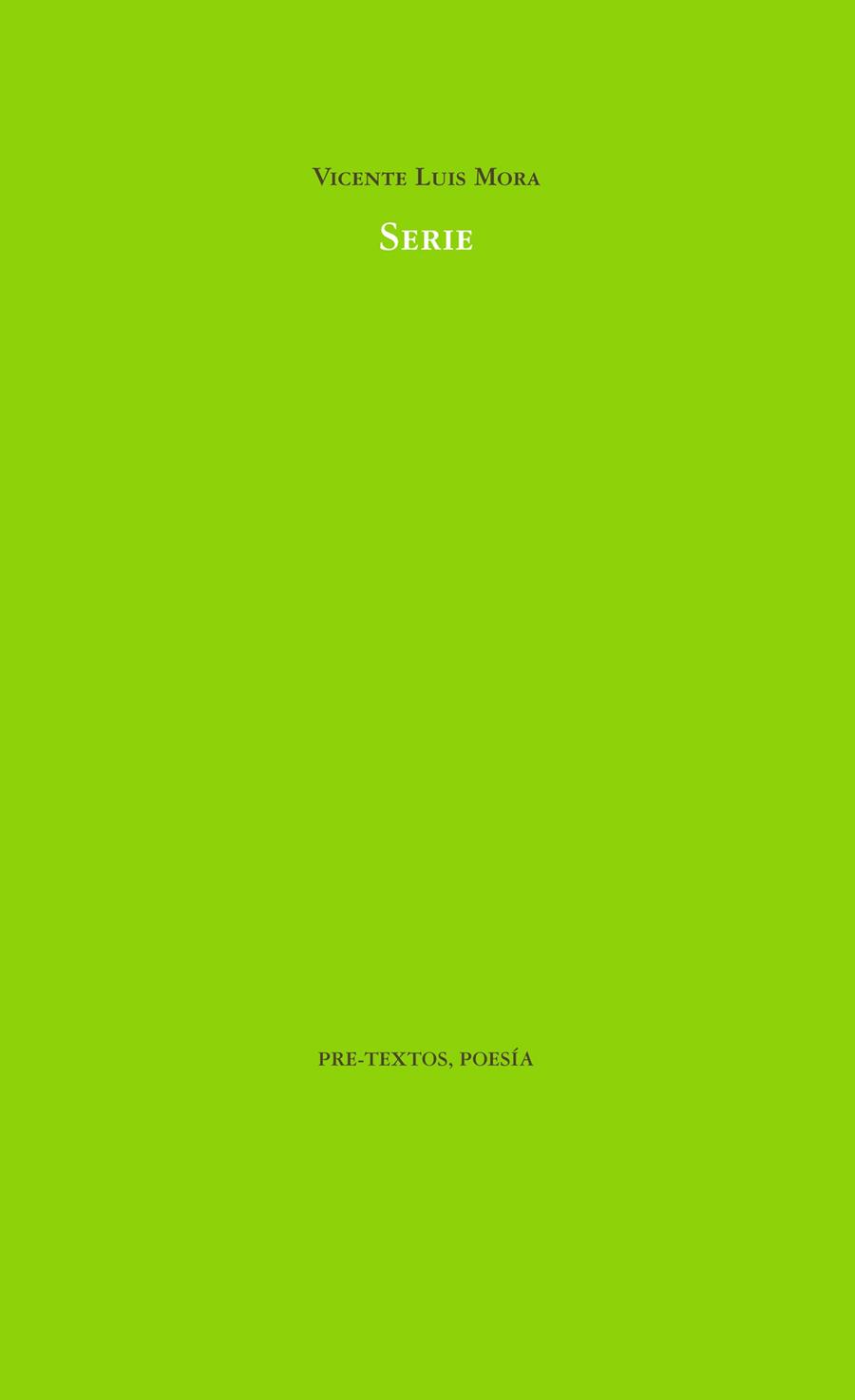 SERIE | 9788416453078 | LUIS MORA, VICENTE | Galatea Llibres | Llibreria online de Reus, Tarragona | Comprar llibres en català i castellà online