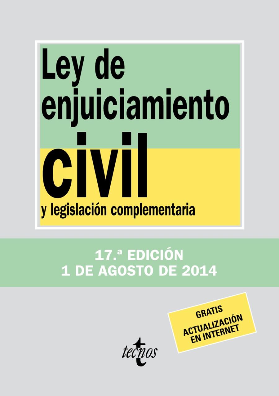 LEY DE ENJUICIAMIENTO CIVIL | 9788430962365 | Galatea Llibres | Llibreria online de Reus, Tarragona | Comprar llibres en català i castellà online