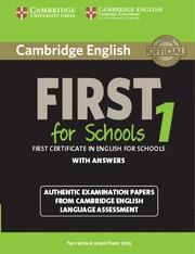 CAMBRIDGE ENGLISH: FIRST (FCE) FOR SCHOOLS 1 (2015 EXAM) STUDENT'S BOOK WITH ANS | 9781107647039 | CAMBRIDGE ENGLISH LANGUAGE ASSESSMENT | Galatea Llibres | Librería online de Reus, Tarragona | Comprar libros en catalán y castellano online