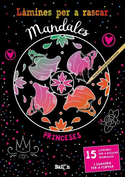 LÀMINES PER A RASCAR MANDALES. PRINCESES | 9789403213552 | Galatea Llibres | Librería online de Reus, Tarragona | Comprar libros en catalán y castellano online