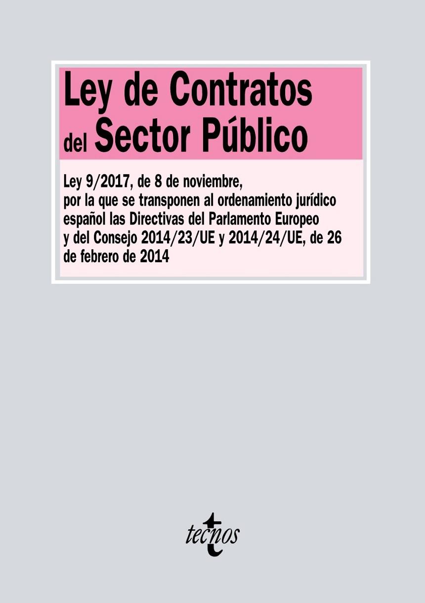 LEY DE CONTRATOS DEL SECTOR PUBLICO | 9788430973972 | Galatea Llibres | Librería online de Reus, Tarragona | Comprar libros en catalán y castellano online