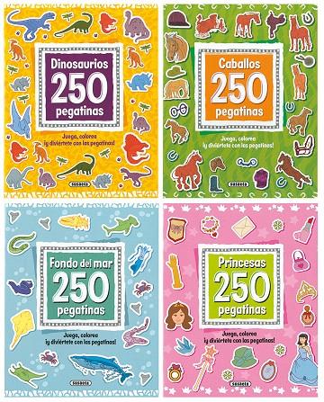 250 PEGATINAS (4 TÍTULOS) | 9788467752885 | Galatea Llibres | Librería online de Reus, Tarragona | Comprar libros en catalán y castellano online