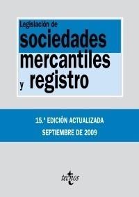 LEGISLACIÓN DE SOCIEDADES MERCANTILES Y REGISTRO | 9788430949120 | ARROYO MARTÍNEZ, IGNACIOED. LIT. | Galatea Llibres | Llibreria online de Reus, Tarragona | Comprar llibres en català i castellà online