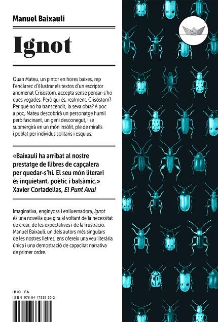 IGNOT | 9788417339302 | BAIXAULI, MANUEL | Galatea Llibres | Librería online de Reus, Tarragona | Comprar libros en catalán y castellano online