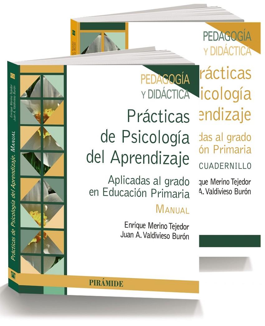 PRÁCTICAS DE PSICOLOGÍA DEL APRENDIZAJE. (PACK: MANUAL + CUADERNILLO) | 9788436833799 | MERINO TEJEDOR, ENRIQUE/VALDIVIESO BURÓN, JUAN A. | Galatea Llibres | Llibreria online de Reus, Tarragona | Comprar llibres en català i castellà online
