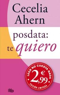 POSDATA TE QUIERO | 9788498726688 | AHERN, CECELIA | Galatea Llibres | Librería online de Reus, Tarragona | Comprar libros en catalán y castellano online