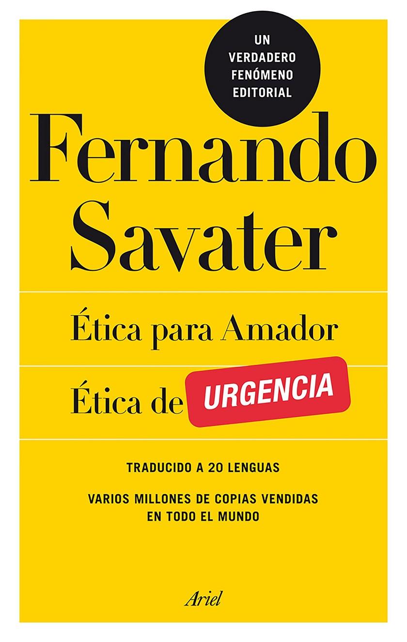 PACK ÉTICA PARA AMADOR / ÉTICA DE URGENCIA | 9788434422421 | SAVATER, FERNANDO | Galatea Llibres | Librería online de Reus, Tarragona | Comprar libros en catalán y castellano online