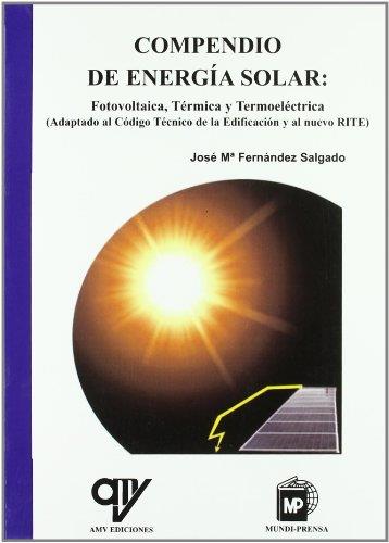 COMPENDIO DE ENERGIA SOLAR | 9788484764007 | FERNANDEZ SALGADO, J.M. | Galatea Llibres | Librería online de Reus, Tarragona | Comprar libros en catalán y castellano online