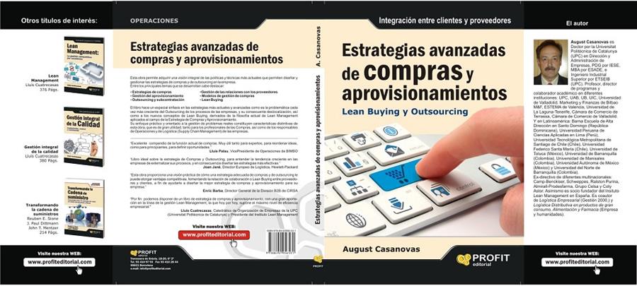 ESTRATEGIAS AVANZADAS DE COMPRAS Y APROVISIONAMIENTOS | 9788492956531 | CASANOVAS, AUGUST | Galatea Llibres | Librería online de Reus, Tarragona | Comprar libros en catalán y castellano online