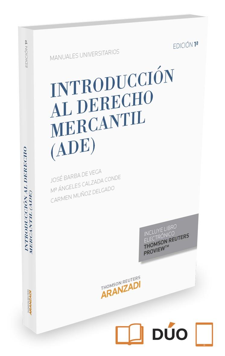INTRODUCCION AL DERECHO MERCANTIL | 9788490983911 | BARBA, JOSE | Galatea Llibres | Llibreria online de Reus, Tarragona | Comprar llibres en català i castellà online