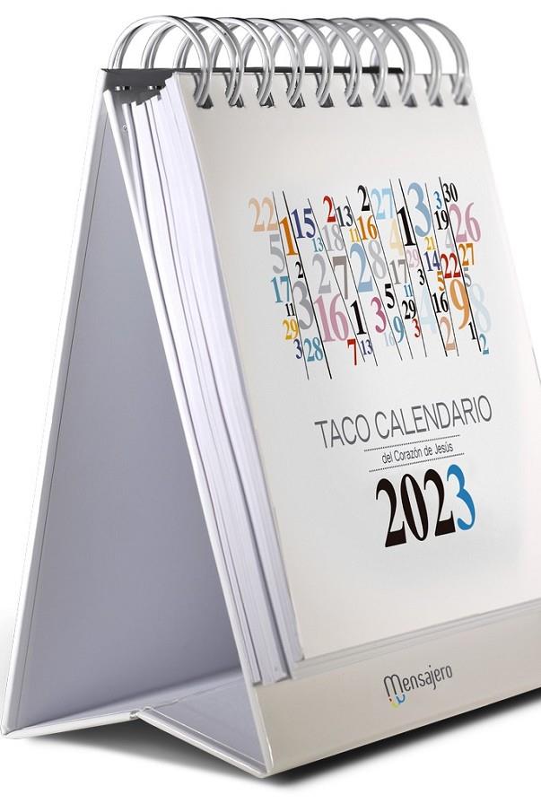 CALENDARIO TACO DEL CORAZON DE JESUS 2023 MESA CON NUMEROS | 9788427146228 | Galatea Llibres | Librería online de Reus, Tarragona | Comprar libros en catalán y castellano online