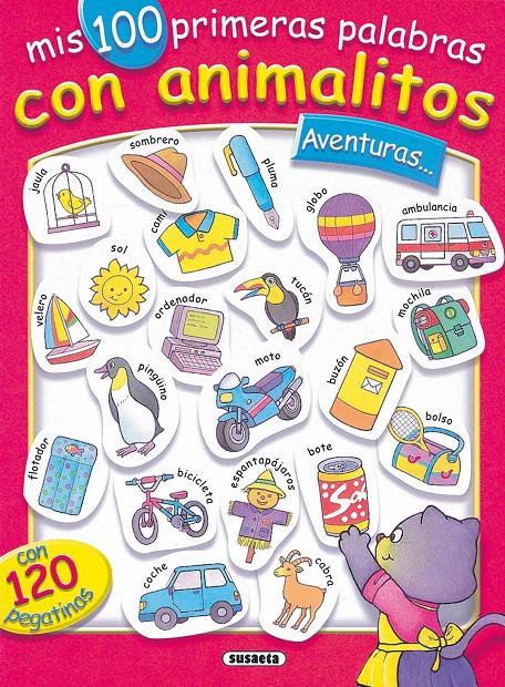 AVENTURAS... CON 120 PEGATINAS, MIS 100 PRIMERAS PALABRAS CON ANIMALITOS | 9788430531646 | Galatea Llibres | Llibreria online de Reus, Tarragona | Comprar llibres en català i castellà online