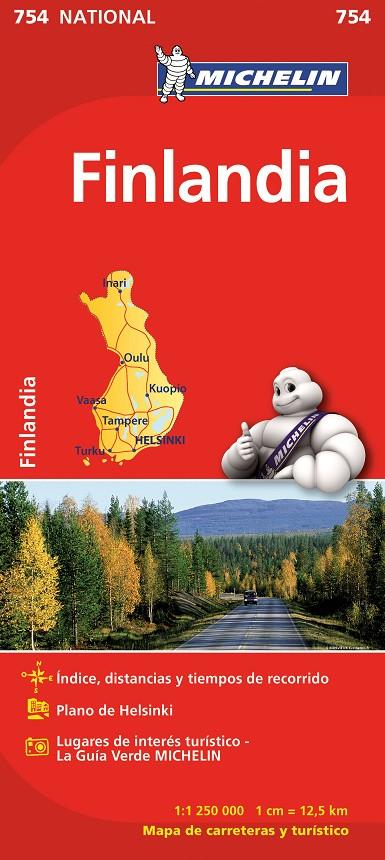 FINLANDIA MAPA 1:1.250.000 MICHELIN | 9782067172906 | Galatea Llibres | Llibreria online de Reus, Tarragona | Comprar llibres en català i castellà online