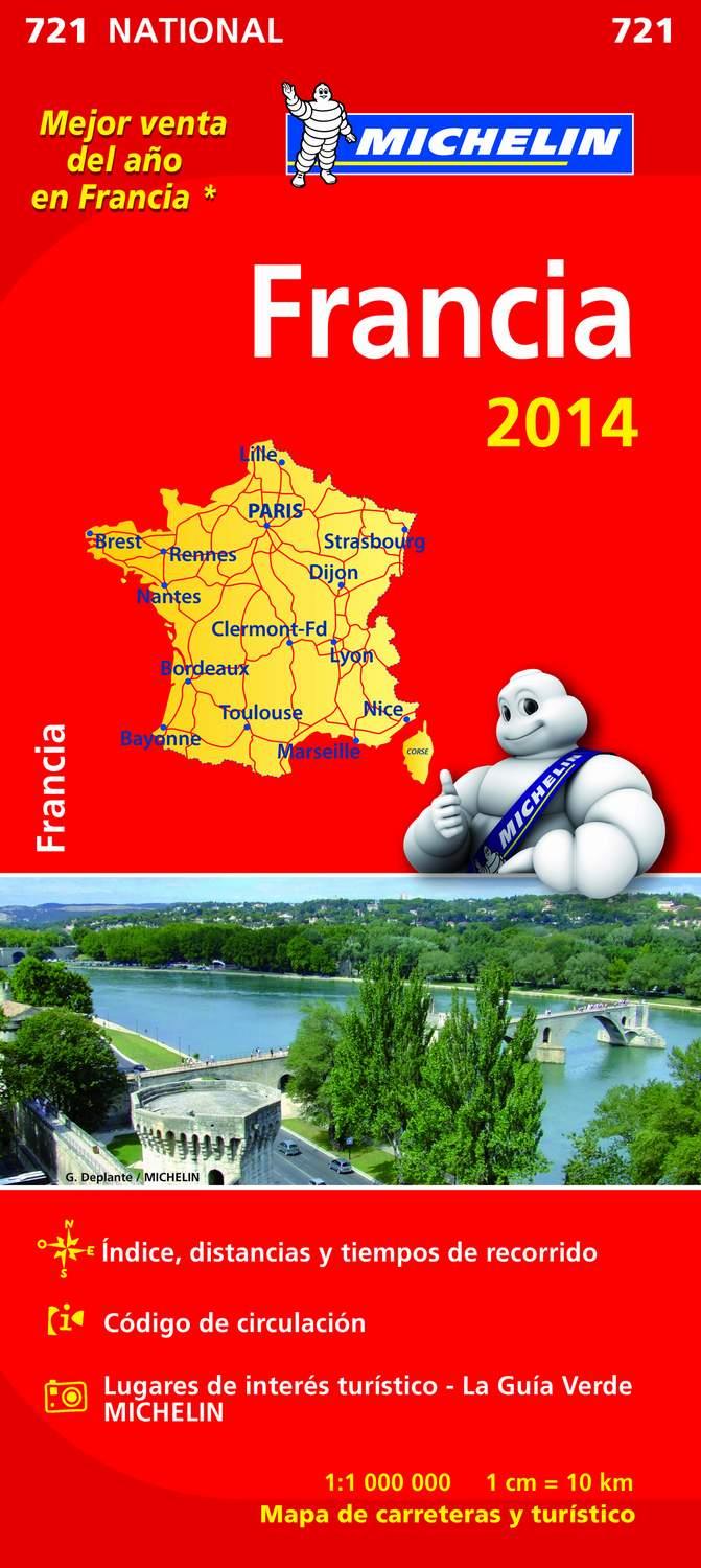 FRANCIA MAPA 1: 1 000 000 MICHELIN 2014 | 9782067191204 | VARIOS AUTORES | Galatea Llibres | Librería online de Reus, Tarragona | Comprar libros en catalán y castellano online