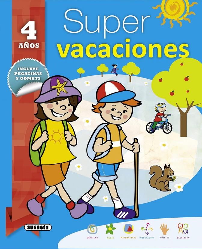 SUPER VACACIONES 4 AÑOS | 9788467735550 | Galatea Llibres | Librería online de Reus, Tarragona | Comprar libros en catalán y castellano online