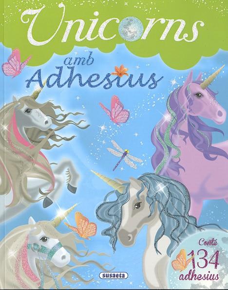 UNICORNS AMB ADHESIUS -BLAU- | 9788467768374 | Galatea Llibres | Librería online de Reus, Tarragona | Comprar libros en catalán y castellano online