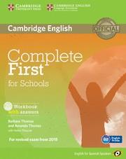 COMPLETE FIRST SCHOOLS WB+KEY+CD 14 ESS | 9788483239858 | THOMAS, BARBARA/THOMAS, AMANDA | Galatea Llibres | Llibreria online de Reus, Tarragona | Comprar llibres en català i castellà online