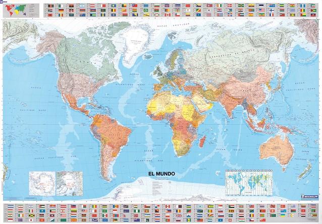 EL MUNDO -ESP- MAPAS EN TUBO 100CMX142CM 1:28 500 000 | 9782061009857 | AAVV | Galatea Llibres | Librería online de Reus, Tarragona | Comprar libros en catalán y castellano online