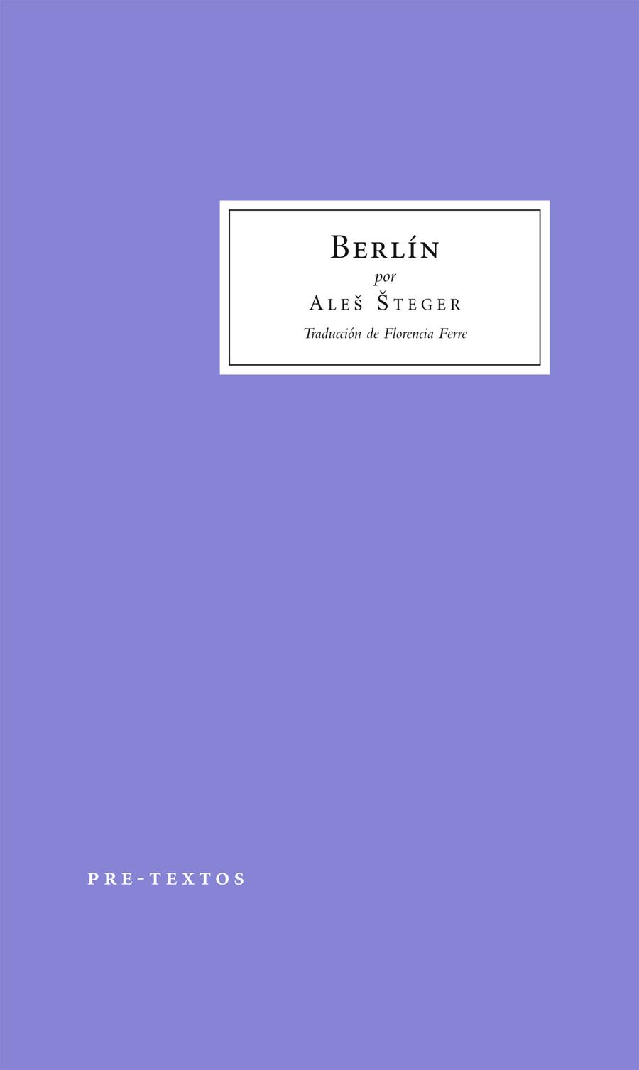 BERLÍN | 9788415297062 | STEGER, ALES | Galatea Llibres | Librería online de Reus, Tarragona | Comprar libros en catalán y castellano online