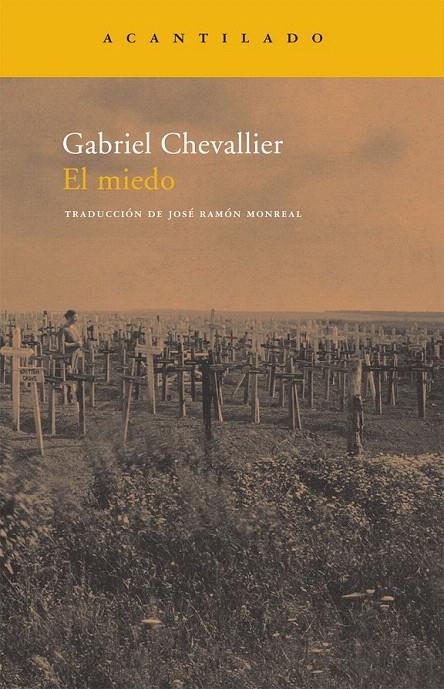 EL MIEDO | 9788492649020 | CHEVALLIER, GABRIEL | Galatea Llibres | Librería online de Reus, Tarragona | Comprar libros en catalán y castellano online