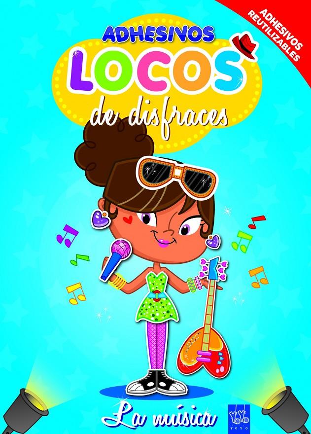 ADHESIVOS LOCOS: LA MÚSICA | 9788408109570 | Galatea Llibres | Librería online de Reus, Tarragona | Comprar libros en catalán y castellano online