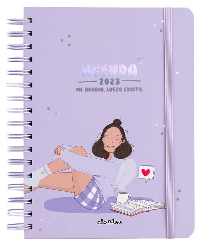 AGENDA ANUAL SEMANA VISTA 2023 CLARILOU | 9788418195587 | CLARILOU | Galatea Llibres | Librería online de Reus, Tarragona | Comprar libros en catalán y castellano online