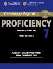 CAMBRIDGE ENGLISH PROFICIENCY 1 FOR UPDATED EXAMS STUDENT BOOK WITH ANSWERS | 9781107695047 | Galatea Llibres | Librería online de Reus, Tarragona | Comprar libros en catalán y castellano online