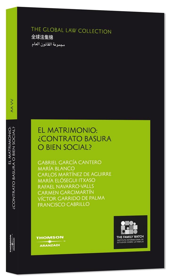 MATRIMONIO: CONTRATO BASURA O BIEN SOCIAL? | 9788483557419 | VV.AA. | Galatea Llibres | Librería online de Reus, Tarragona | Comprar libros en catalán y castellano online