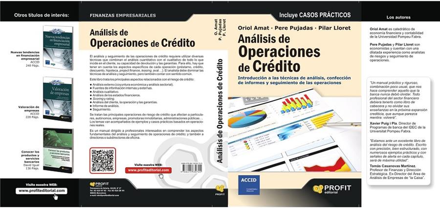 ANÁLISIS DE OPERACIONES DE CRÉDITO | 9788415330745 | AMAT SALAS, ORIOL/LLORET MILLAN, PILAR/PUJADES ALSINA, PERE | Galatea Llibres | Llibreria online de Reus, Tarragona | Comprar llibres en català i castellà online