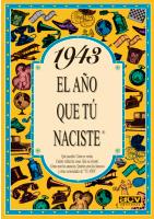 1943 EL AÑO QUE TU NACISTE | 9788488907806 | COLLADO BASCOMPTE, ROSA (1950- ) | Galatea Llibres | Librería online de Reus, Tarragona | Comprar libros en catalán y castellano online