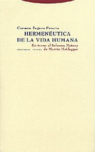HERMENEUTICA DE LA VIDA HUMANA | 9788481645507 | SEGURA PERAITA, CARMEN | Galatea Llibres | Librería online de Reus, Tarragona | Comprar libros en catalán y castellano online