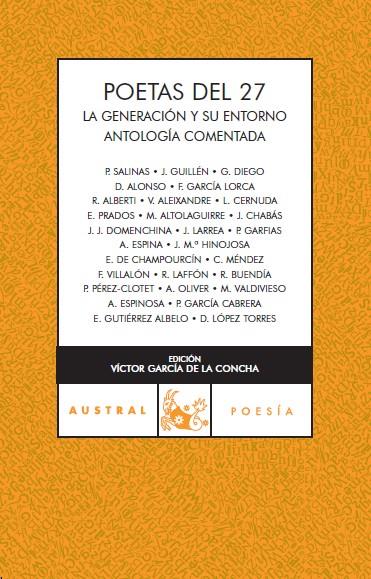 POETAS DEL 27 | 9788467023480 | VV.AA | Galatea Llibres | Librería online de Reus, Tarragona | Comprar libros en catalán y castellano online