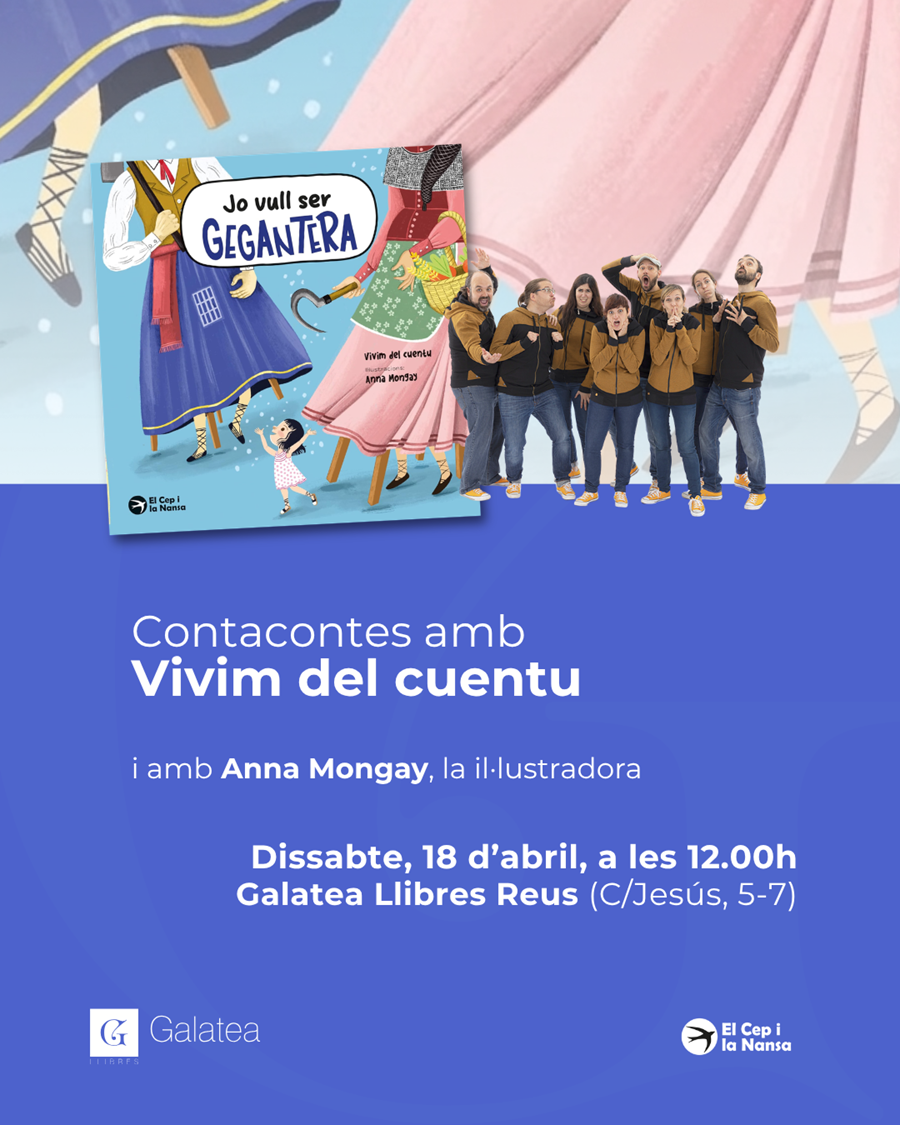 Contacontes amb Vivim del cuentu - Galatea Llibres | Llibreria online de Reus, Tarragona | Comprar llibres en català i castellà online