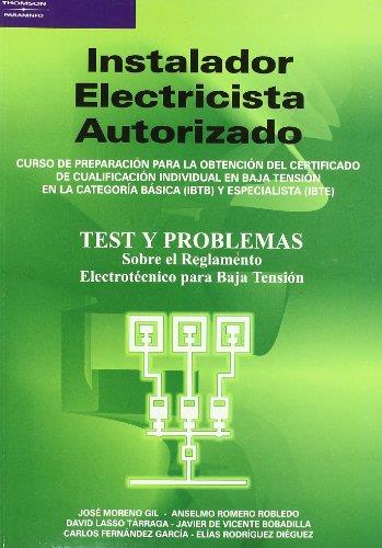 INSTALADOR ELECTRICISTA AUTORIZADO | 9788428328623 | MORENO GIL, JOSE | Galatea Llibres | Librería online de Reus, Tarragona | Comprar libros en catalán y castellano online