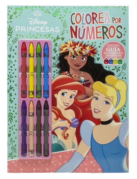 PRINCESAS. COLOREA POR NÚMEROS CON CERAS | 9788410029569 | Galatea Llibres | Llibreria online de Reus, Tarragona | Comprar llibres en català i castellà online