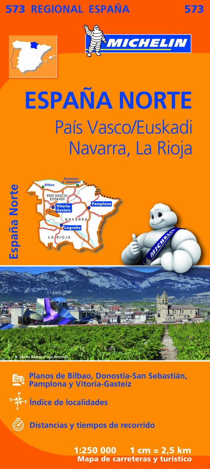 PAIS VASCO NAVARRA LA RIOJA MAPA REGIONAL -NOVA EDICIO- 1:250 000 MICHELIN | 9782067184206 | VARIOS AUTORES | Galatea Llibres | Librería online de Reus, Tarragona | Comprar libros en catalán y castellano online