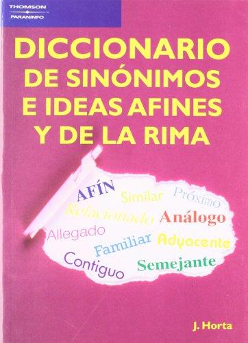 DICCIONARIO DE SINÓNIMOS E IDEAS AFINES | 9788428303170 | HORTA , JOAQUIN | Galatea Llibres | Librería online de Reus, Tarragona | Comprar libros en catalán y castellano online