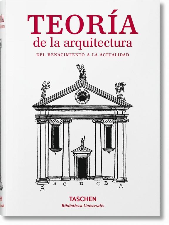 TEORÍA DE LA ARQUITECTURA | 9783836557443 | Galatea Llibres | Llibreria online de Reus, Tarragona | Comprar llibres en català i castellà online