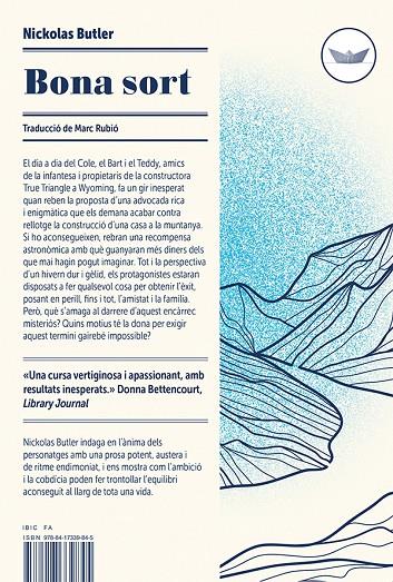 BONA SORT | 9788417339845 | BUTLER, NICKOLAS | Galatea Llibres | Llibreria online de Reus, Tarragona | Comprar llibres en català i castellà online