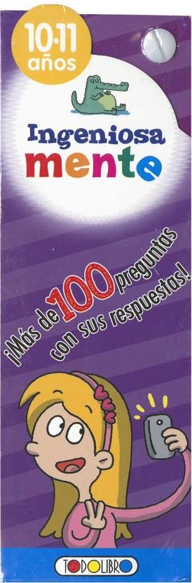 INGENIOSAMENTE 10 -11 AÑOS | 9788490375792 | AA.VV | Galatea Llibres | Librería online de Reus, Tarragona | Comprar libros en catalán y castellano online