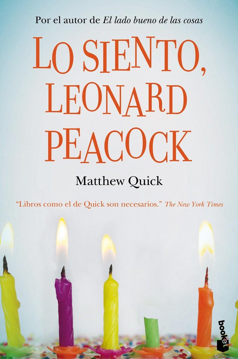 LO SIENTO, LEONERD PEACOCK | 9788467041330 | QUICK, MATTHEW | Galatea Llibres | Llibreria online de Reus, Tarragona | Comprar llibres en català i castellà online
