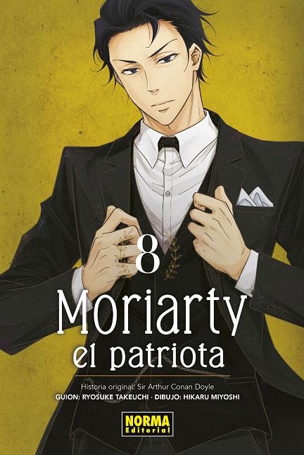 MORIARTY EL PATRIOTA 8 | 9788467943979 | RYOSUKE TAKEUCHI/ HIKARU MIYOSHI | Galatea Llibres | Librería online de Reus, Tarragona | Comprar libros en catalán y castellano online