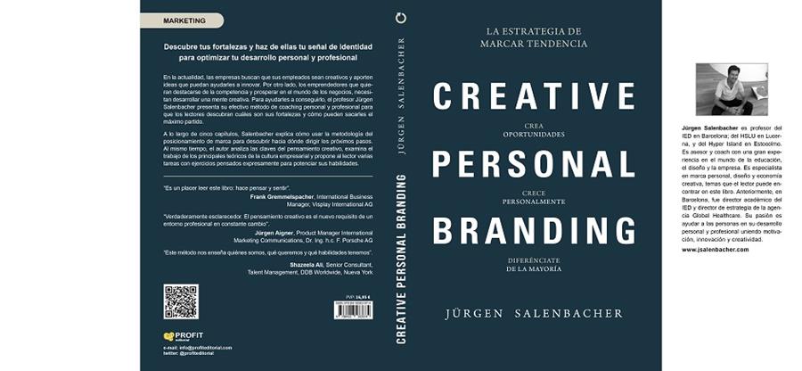 CREATIVE PERSONAL BRANDING:LA ESTRATEGIA DE MARCAR TENDENCIA | 9788416583874 | JüRGEN SALENBACHER | Galatea Llibres | Librería online de Reus, Tarragona | Comprar libros en catalán y castellano online