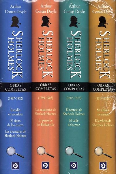 SHERLOCK HOLMES 4VOLS (ESTUCHE) | 9788497944441 | CONAN DOYLE, ARTHUR | Galatea Llibres | Librería online de Reus, Tarragona | Comprar libros en catalán y castellano online