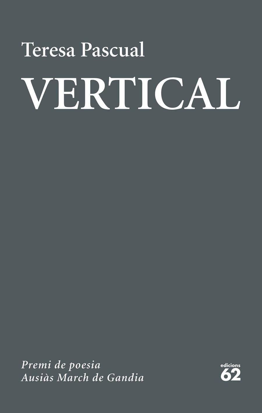 VERTICAL | 9788429777444 | PASCUAL, TERESA | Galatea Llibres | Llibreria online de Reus, Tarragona | Comprar llibres en català i castellà online