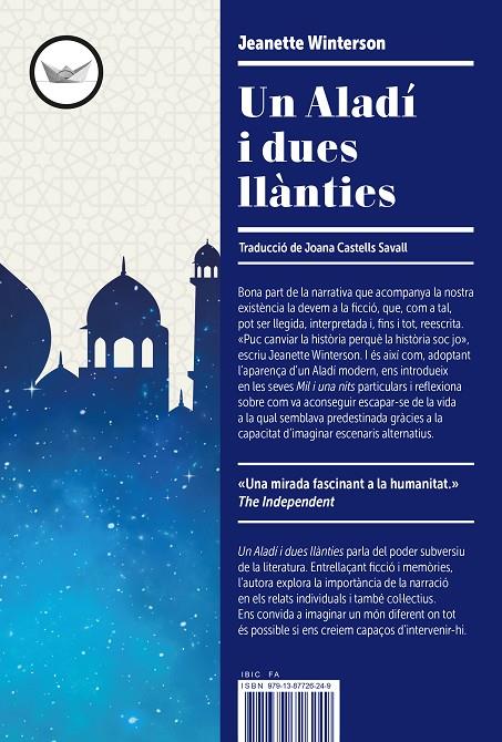 UN ALADÍ I DUES LLÀNTIES | 9791387726249 | WINTERSON, JEANETTE | Galatea Llibres | Librería online de Reus, Tarragona | Comprar libros en catalán y castellano online