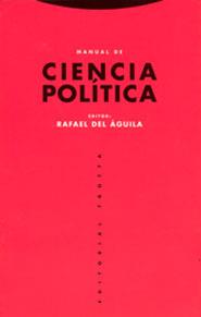 MANUAL DE CIENCIA POLITICA | 9788481641899 | DEL ÁGUILA, RAFAEL | Galatea Llibres | Librería online de Reus, Tarragona | Comprar libros en catalán y castellano online